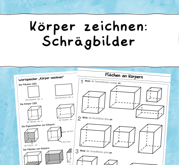 Mehr über den Artikel erfahren Schrägbilder zeichnen