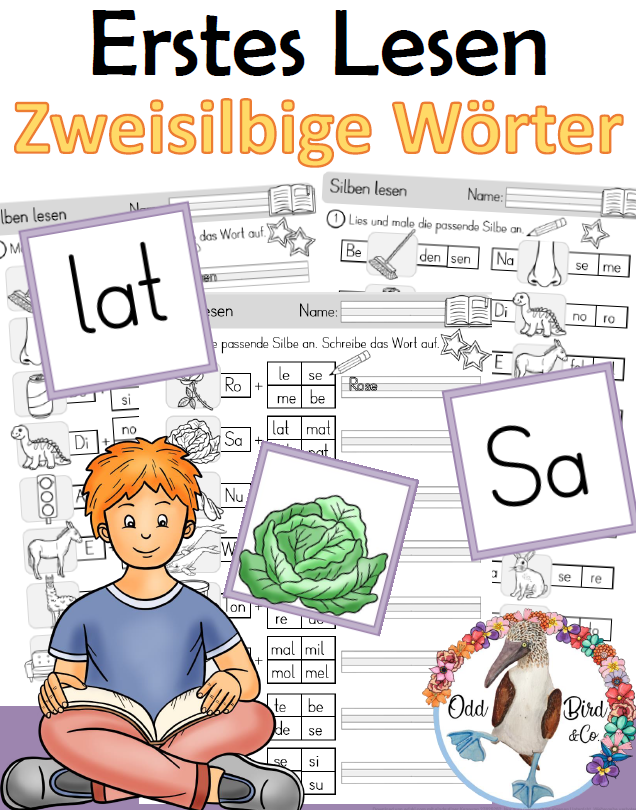 Mehr über den Artikel erfahren Erstlesen – zweisilbige Wörter